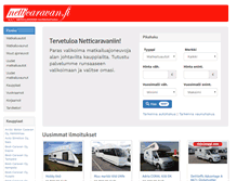 Tablet Screenshot of netticaravan.fi